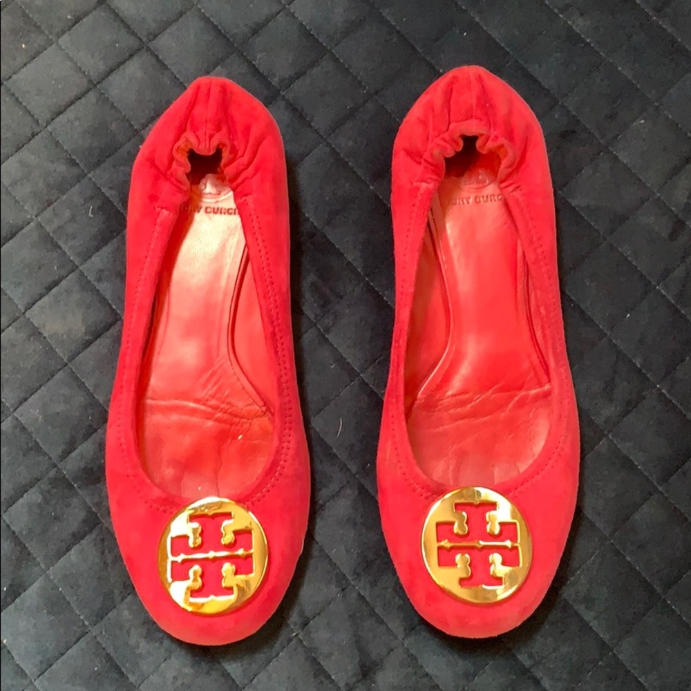 Tory Burch pink flats